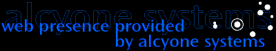 web presence provided by alcyone systems